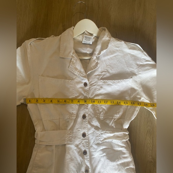 Vintage linen blend romper - Picture 4 of 10